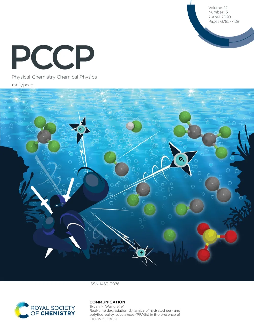 Cover of Physical Chemistry Chemical Physics featuring this work